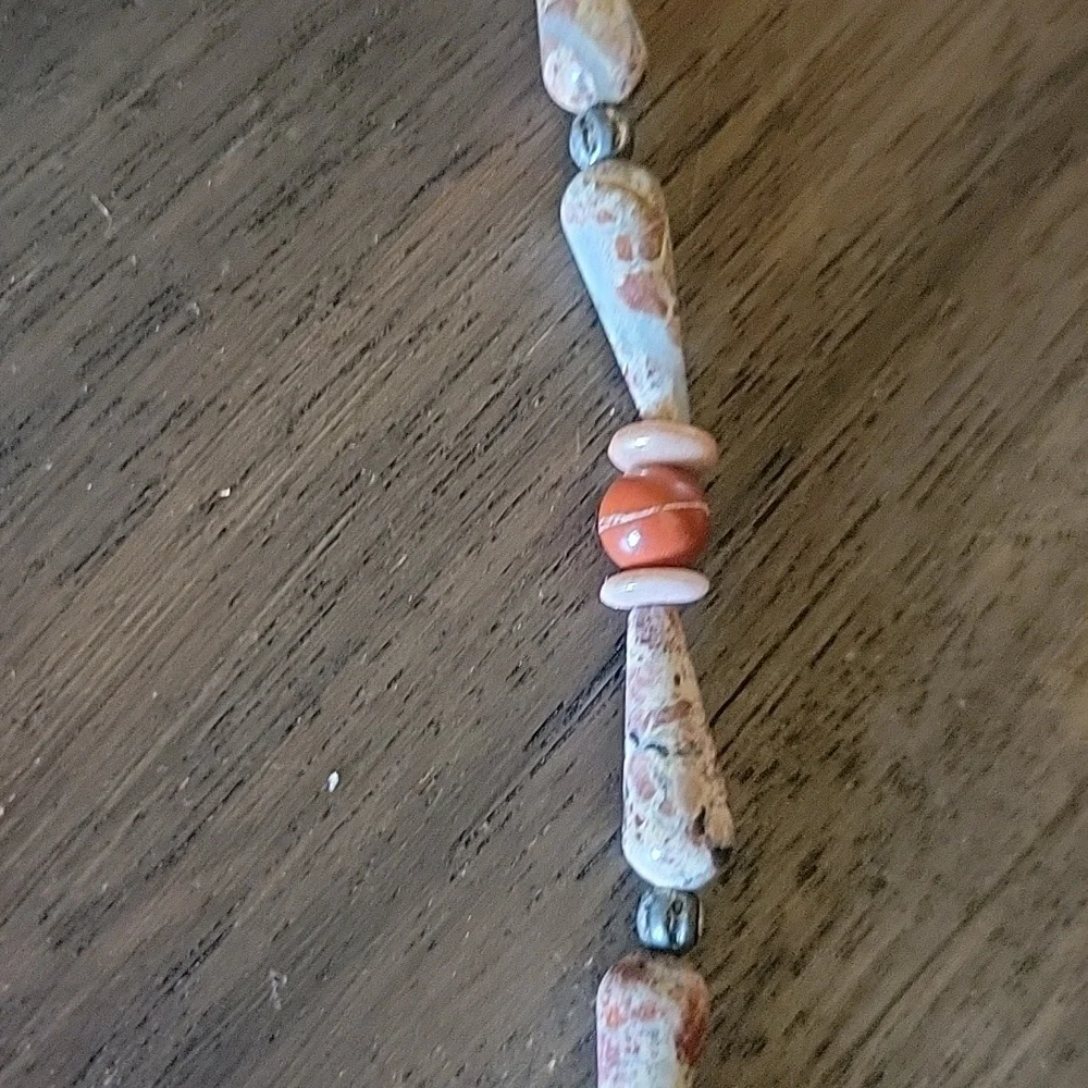 Natural Stone Beaded Necklace